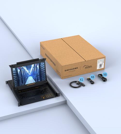 KS-2708L 8口HDMI KVM切换器 17.3英寸高清宽屏LCD显示器一体化解决方案