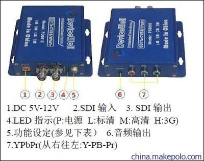 中帝威PD6010 SDI转AV / AV转SDI信号转换器 专业广电级双向转换解决方案